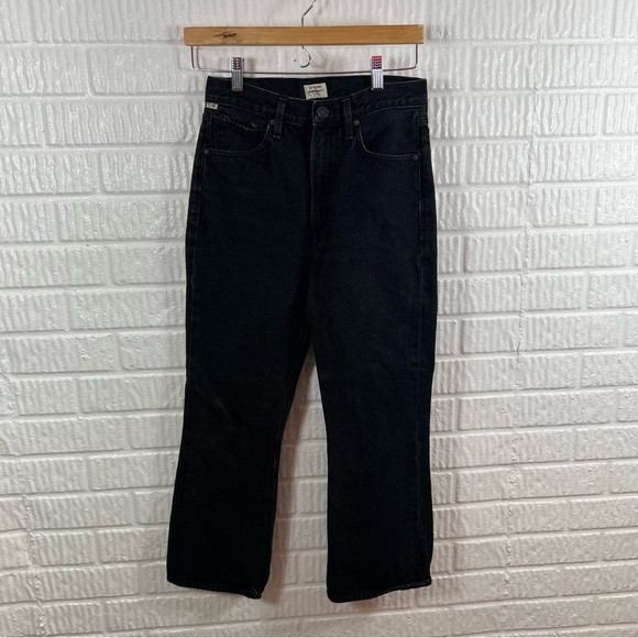 Citizens of Humanity Estella High Rise Ankle Flare Black Moon 26 - Picture 3 of 9